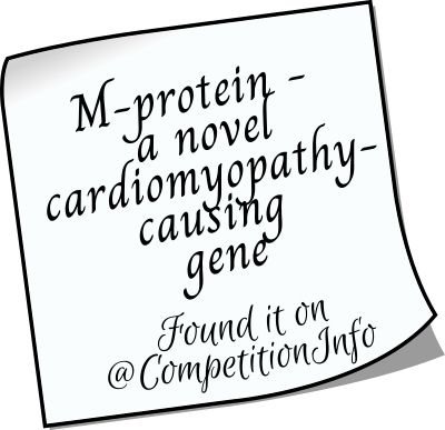 M-protein - a novel cardiomyopathy-causing gene